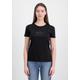 T-Shirt ALPHA INDUSTRIES "ALPHA Women - T-Shirts New Basic T G Wmn" Gr. S, schwarz (black) Damen Shirts Jersey