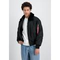 Bomberjacke ALPHA INDUSTRIES "ALPHA Men - Bomber & Flight Jackets B-15 (HERITAGE)" Gr. XL, schwarz (black) Herren Jacken Übergangsjacken