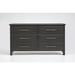 Wildon Home® Carshena 6 - Drawer Dresser Wood in Black | 40 H x 72 W x 19 D in | Wayfair 81F60C92259948CEAE13C937DC2250CB