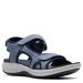 Clarks Mira Bay - Womens 8 Blue Sandal Medium