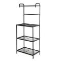 Mairbeon 4-Tier Wire Mesh Laminate Kitchen Shelf