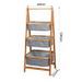 EEPHO Living Room 3-Tier Storage Rack Bedroom Bamboo Rack 17.5 x 13 x 42.9 inch