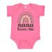 Inktastic Nana Loves Me Grandchild Rainbow Girls Baby Bodysuit