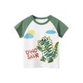 GXFC Toddler Baby Boys T-Shirt Kids Boys Short Sleeve Graphic Print Shirt Children Boys Summer Casual Tops