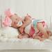 RSG Lifelike Reborn Baby Dolls 17 Inch Real Baby Feeling Realistic-Newborn Baby Dolls Sleeping Baby Girl Real Life Baby Dolls with Toy Accessories Gift Set for Kids 3+