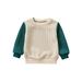 IZhansean Toddler Infant Baby Girl Boy Knit Sweater Blouse Pullover Sweatshirt Long Sleeve Fall Winter Knitted Tops Green 2-3 Years