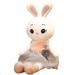 Plush Bunny Doll Adorable Rabbit Plush Toy Stuffed Rabbit Sleeping Doll Cartoon Stuffed Bunny Ornament