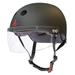 Triple Eight THE Certified Sweatsaver Helmet with Visor for Roller Derby Skateboarding and BMX X-Small / Small