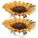 2pcs Curtain Holdback Sunflower Curtain Tieback Clamp Decorative Drapery Tieback Clip