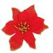 Glitter Artificial Poinsettia Flower Stems Christmas Flowers Decorations For Xmas Tree Christmas Wreath Tree Decoration 10pcs Poinsettias