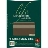 Pre-Owned NLT Life Application Study Bible Personal Size Taupe/Stone Paperback