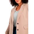 Plus Size Women's The 365 Suit Long Tailored Blazer by ELOQUII in Desert Taupe (Size 22)