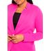 Plus Size Women's 9-To-5 Stretch Work Blazer by ELOQUII in Berry (Size 28)