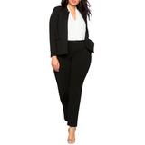 Plus Size Women's 9-To-5 Stretch Work Pant by ELOQUII in Black (Size 20)