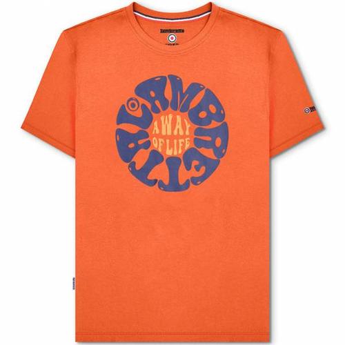 Lambretta Festival Herren T-Shirt SS1014-BUNRT ORANGE