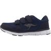 Sneaker KANGAROOS "K-BlueRun 701 B", Gr. 37, blau (navy), Textil, sportlich, Schuhe, mit Klettverschluss