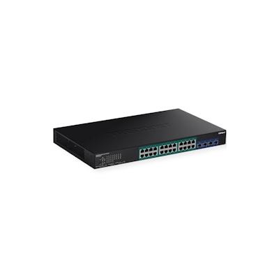 TRENDnet TPE-30284 28-Port Gigabit Switch, Web Smart PoE+ Switch mit 10G SFP+ slots