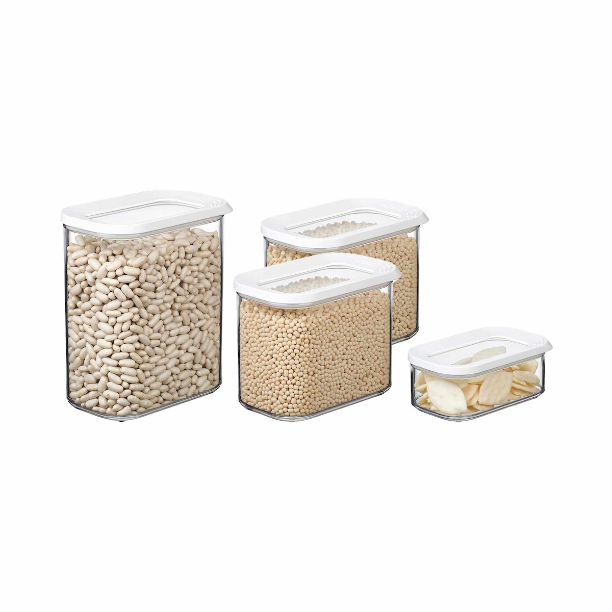 Mepal MODULA Vorratsdosen 4er Set weiß Image