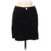 &Denim by H&M Denim Skirt: Black Solid Bottoms - Women's Size 6