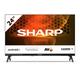 SHARP 24FH6EA HD Ready Frameless Android TV 60cm (24 Zoll), 3X HDMI, 2X USB, Dolby Digital, Active Motion 400