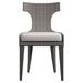 Bernhardt Sarasota Patio Dining Side Chair w/ Cushion Wicker/Rattan in Gray | 39.38 H x 21.75 W x 25.06 D in | Wayfair X01543Q