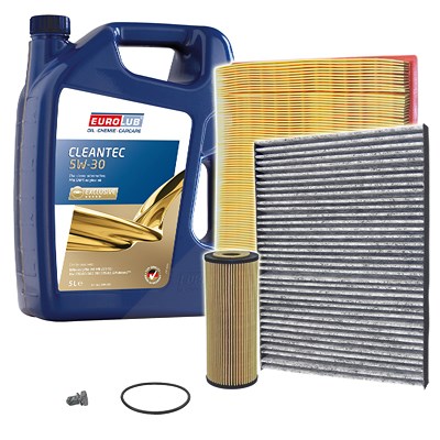 Atec Inspektionspaket Filtersatz SET A + 5l ÖL [Hersteller-Nr. 40580030] für VW, Skoda