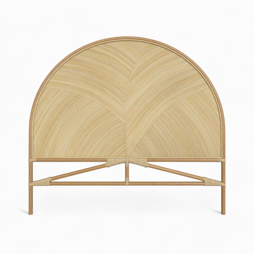 Tête de lit en rotin naturel 140 cm