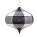 The Holiday Aisle® Ganyn Christmas Holiday Shaped Ornament Plastic in Black/White | 4 H x 4 W x 4 D in | Wayfair F8EEE9A240DC4DC5A659343756D55806