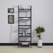 5 Tier Bookshelf Open Ladder Bookcase for Bedroom, Living Room, Office, Black