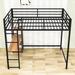 Mason & Marbles Ferris Full Loft Bed w/ Built-in-Desk Metal in Black | 65 H x 56 W x 78 D in | Wayfair 7663BE0036D34506946F7E8F798032D1