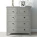 Classic Style 5-Drawer Rectangle Dresser, Modern Storage Organizer Dresser, Accent Chests of Drawers for Living Room Bedroom