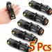 Dicasser 3pcs High quality Hard light lantern Torch light mini LED Flashlight 2000 Lumens Ultrafire Zoomable Penlight Lanterna (Color: Black/Green/Red/Blue/Silver)