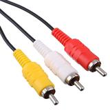 Anvazise 1.8m Audio Video AV Cable to 3 RCA TV Lead for Sony PlayStation PS 1/2/3 System One Size