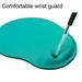 Naierhg Mouse Pad Relieve Stress Comfy EVA Wrist Support Table Mouse Cushion Red