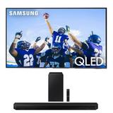 Samsung QN55Q70CAFXZA 55 Inch QLED 4K Quantum HDR Dual LED Smart TV with a Samsung HW-Q60C 3.1ch Soundbar and Subwoofer with Dolby Atmos (2023)