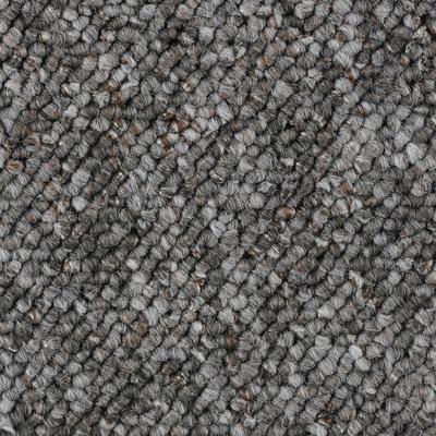 Teppichboden BODENMEISTER "Korfu, Schlinge - meliert, Made in Netherlands", grau (grau anthrazit), B:200cm H:7,5mm L:700cm, Polypropylen, Teppiche, Wohnzimmer, Kinderzimmer, Schlafzimmer, Breite 200/300/400/500 cm Image