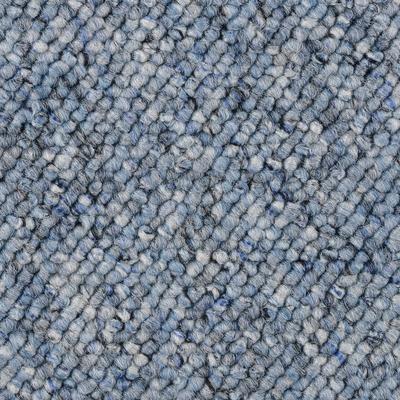 Teppichboden BODENMEISTER "Korfu, Schlinge - meliert, Made in Netherlands", blau, B:400cm H:7,5mm L:700cm, Polypropylen, Teppiche, Wohnzimmer, Kinderzimmer, Schlafzimmer, Breite 200/300/400/500 cm Image