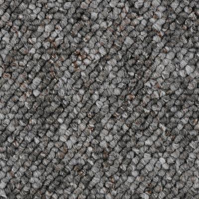 Teppichboden BODENMEISTER "Korfu, Schlinge - meliert, Made in Netherlands", grau (grau anthrazit), B:500cm H:7,5mm L:200cm, Polypropylen, Teppiche, Wohnzimmer, Kinderzimmer, Schlafzimmer, Breite 200/300/400/500 cm Image