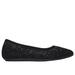 Skechers Women's Cleo 2.0 - Glitzy Daze Flats | Size 7.0 | Black | Textile/Synthetic | Vegan