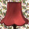 18 Inch (45cm) Modern Rosso Red Fabric Lampshade Standard Floor Lamp Base or Ceiling Light Pendant