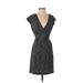 Ann Taylor Cocktail Dress - Shift: Black Graphic Dresses - Women's Size 00 Petite