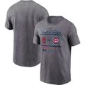 Men's Nike Heather Charcoal 2023 MLB World Tour: London Series Chicago Cubs vs St. Louis Cardinals Matchup T-Shirt