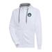 Men's Antigua White Columbia Fireflies Victory Full-Zip Hoodie