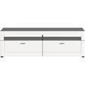 Lowboard INOSIGN "Jarvi" Sideboards Gr. B/H/T: 160 cm x 50 cm x 40 cm, 2, grau (grau, weiß) Lowboards