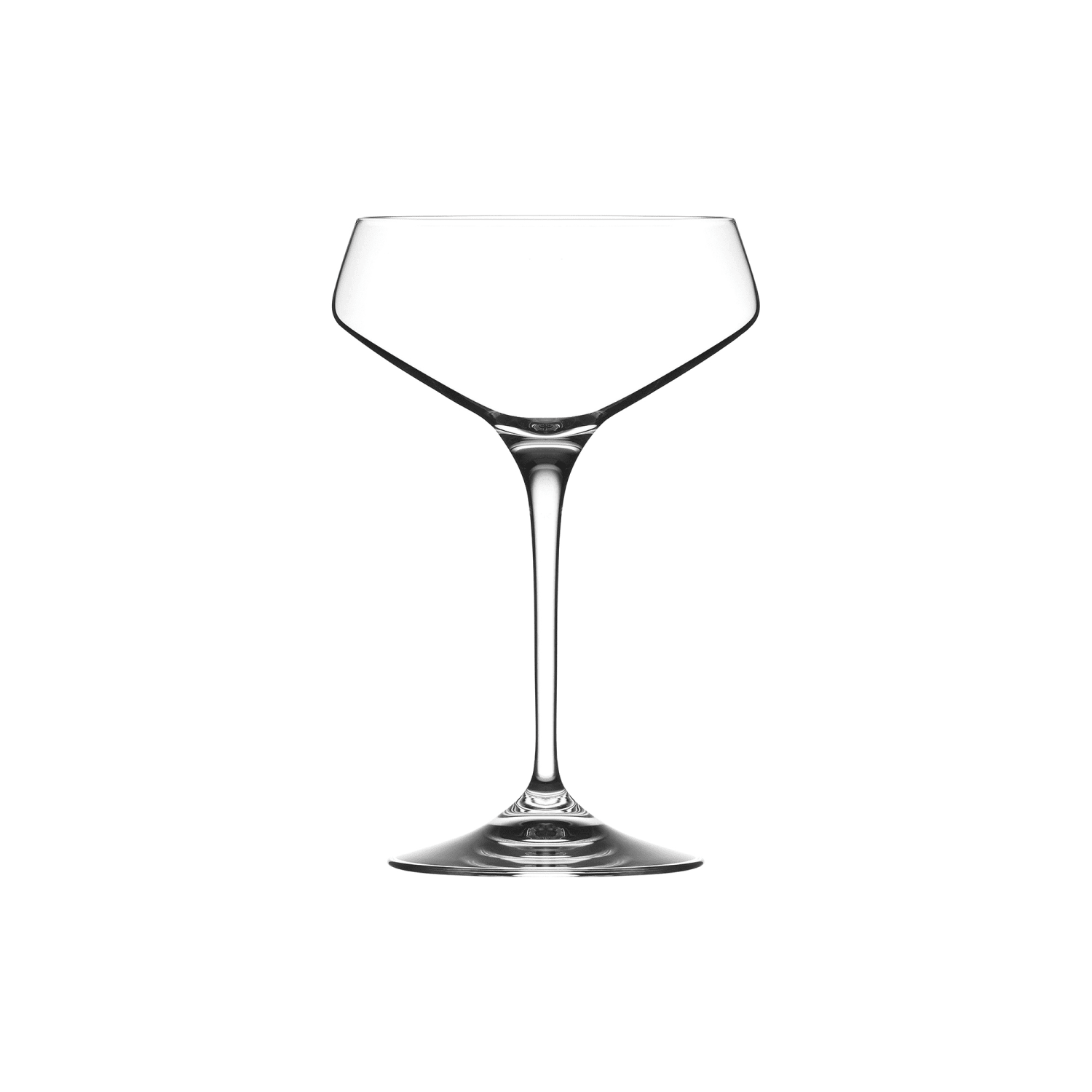 Steelite 662RCR312 11 1/4 oz RCR Crystal Aria Champagne Coupe Glass, Clear