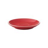 Steelite UCT8141 4 1/2" Utopia Barista Espresso Saucer - Porcelain, Red