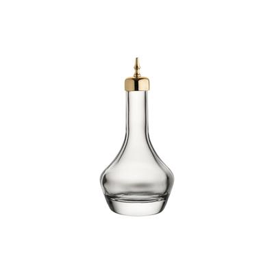 Steelite UR90266 3 1/2 oz Utopia Bitters Bottle w/ Gold Dasher, Clear