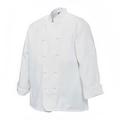 Chef Revival J050-2X Poly Cotton Chef Jacket, Cloth Knot, 2X, White