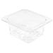 Cambro 63CLRCW135 Camwear Colander - 1/6 Size, 3"D, Clear