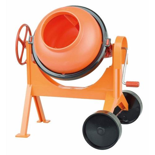 LENA® 05004 - Betonmischer 29 cm, Mischmaschine orange, großer Zementmischer - Simm